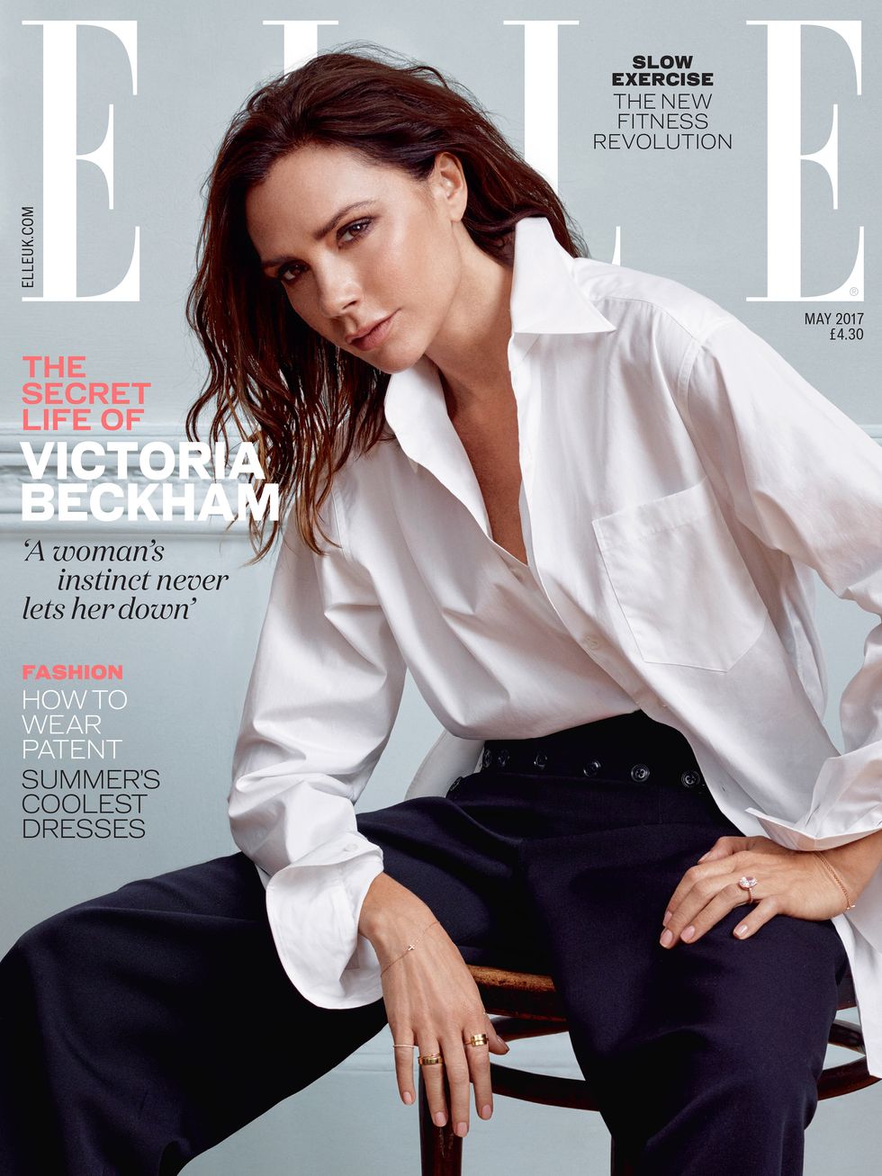 Victoria Beckham on Elle UK's May 2017 cover