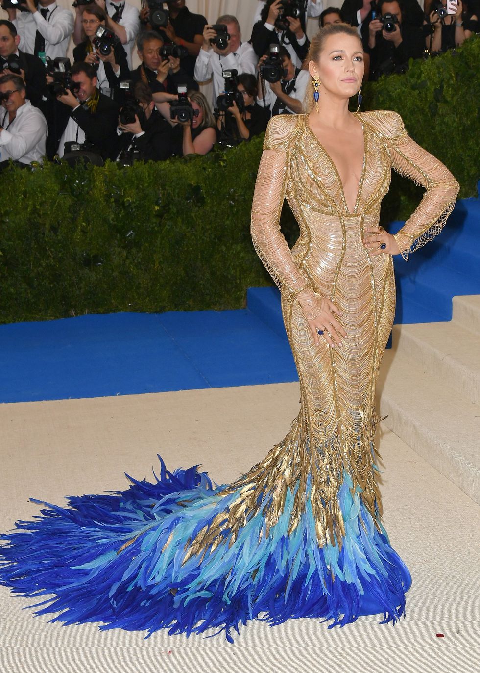 Blake Lively in Versace at the Met Gala