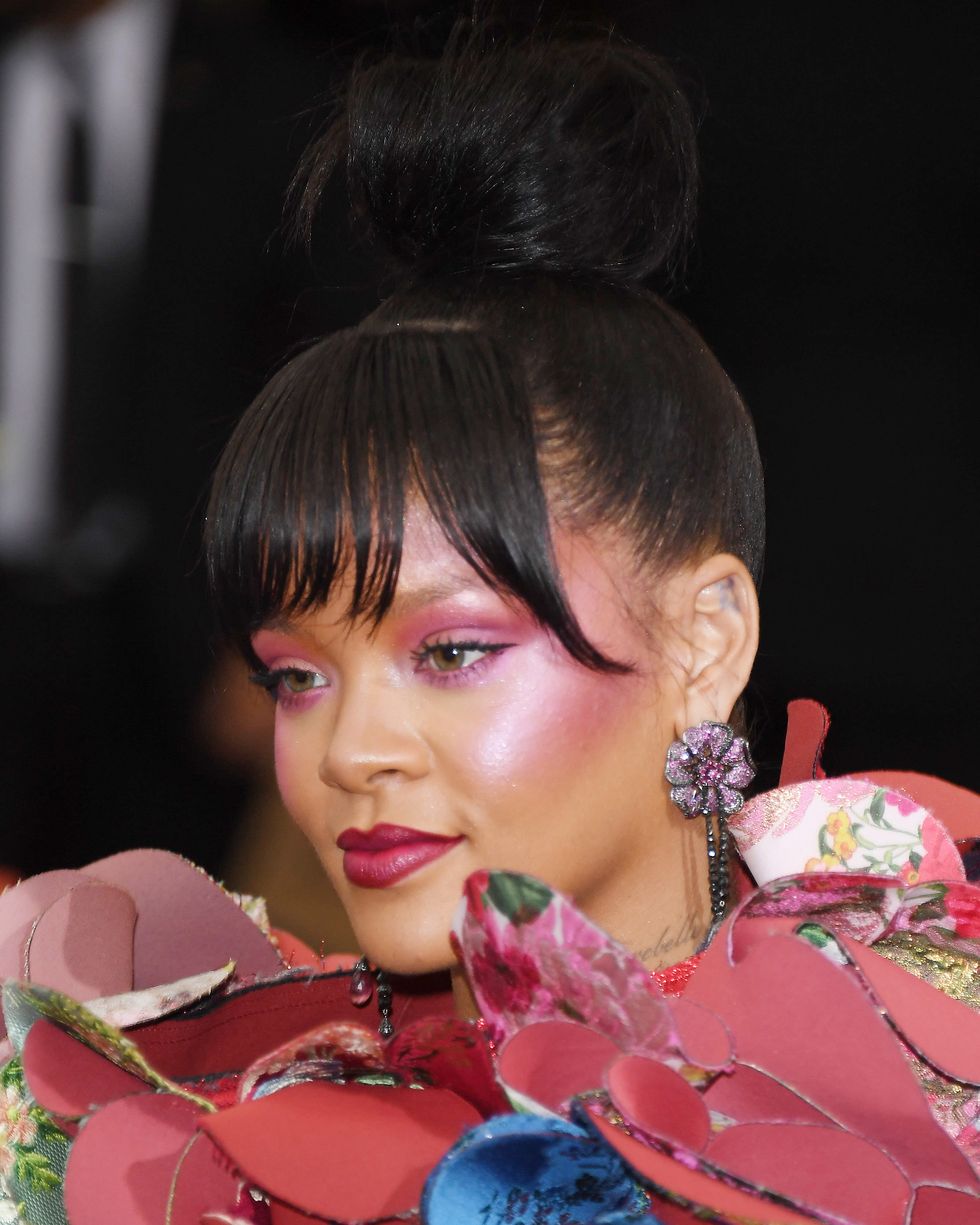 Rihanna make-up at the Met Gala