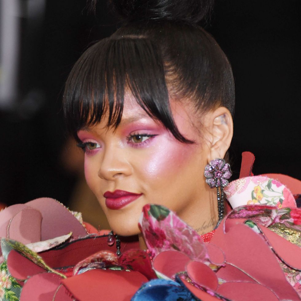 Rihanna make-up at the Met Gala