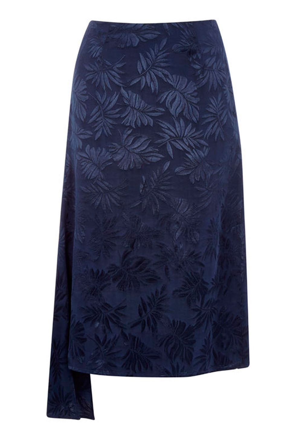 Warehouse navy skirt