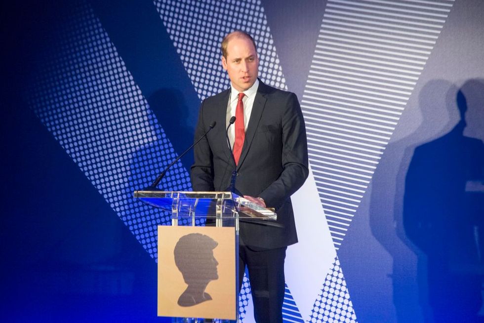 Prince William at The Diana Award ceremony