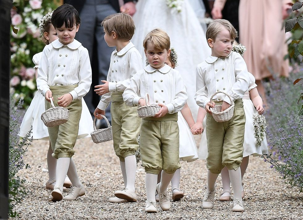 Prince George at Pippa Middleton's wedding