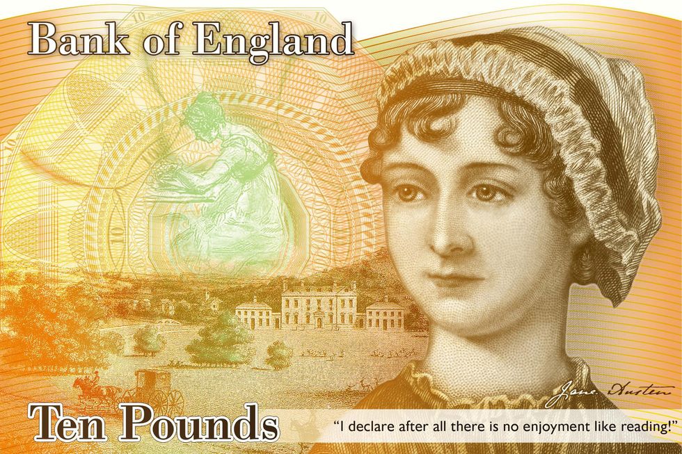 Jane Austen bank note