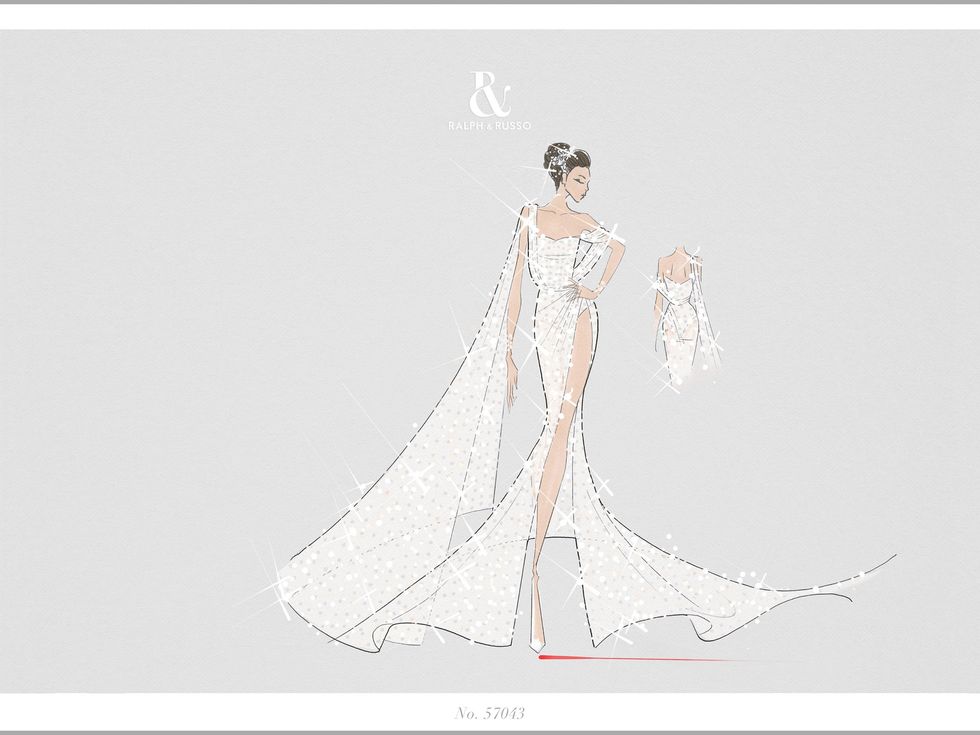 Bella Hadid's Ralph & Russo Cannes dress