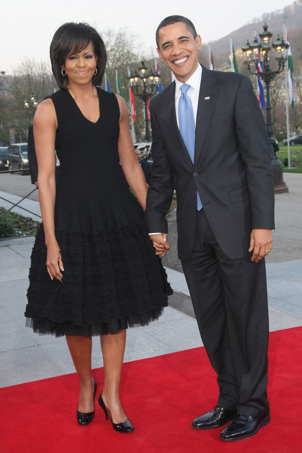 michelle obama wearing azzedine alaia