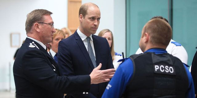 Prince William, Duke of Cambridge visits the headquarters of Greater Manchester Police where he met those involved in the response of last week's suicide bomb attack at the Manchester Arena which killed 22 people on June 2