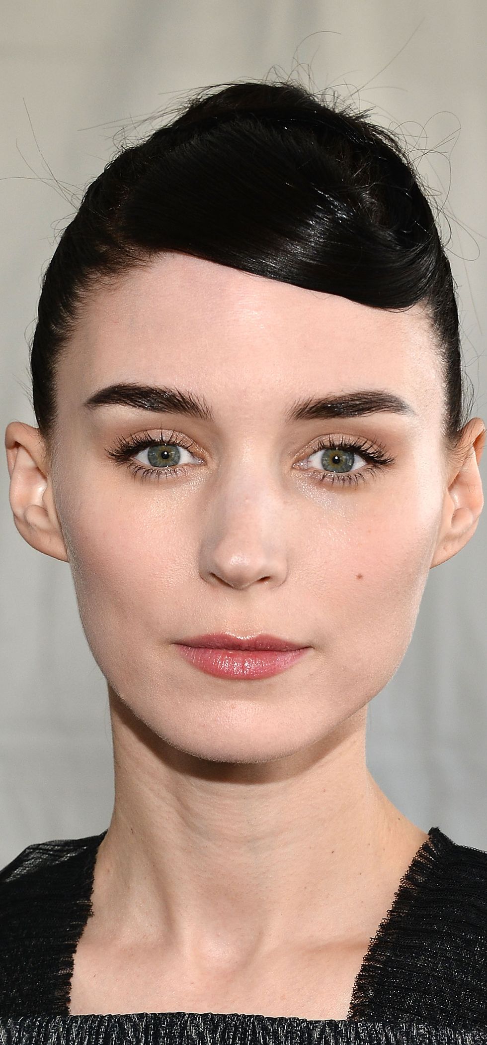 <p>Let the record show that Rooney Mara consistently does the most interesting hair, like this little cap made out of her own bangs. Think of it as another update on the Hepburn.</p>