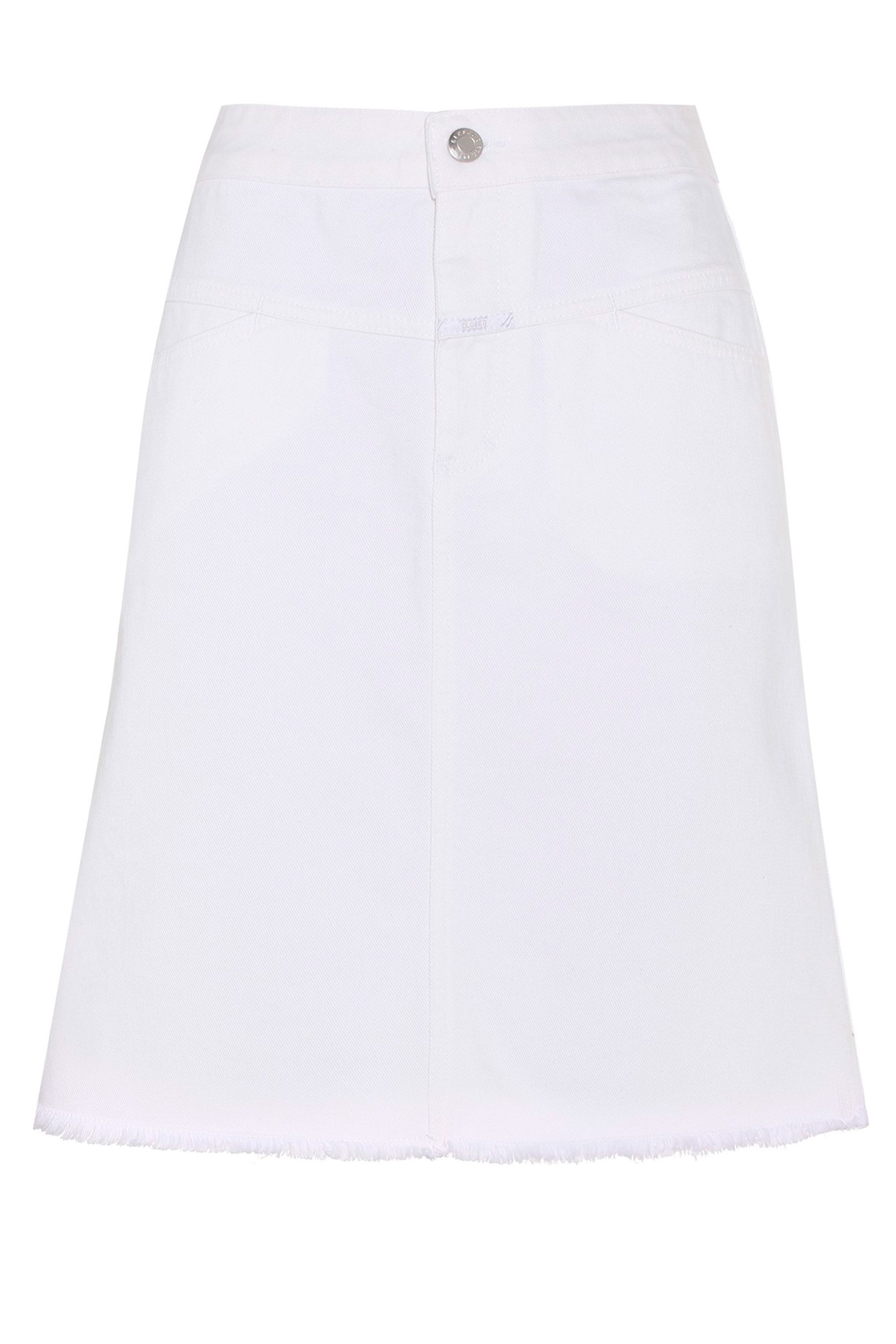 white denim skirts toronto