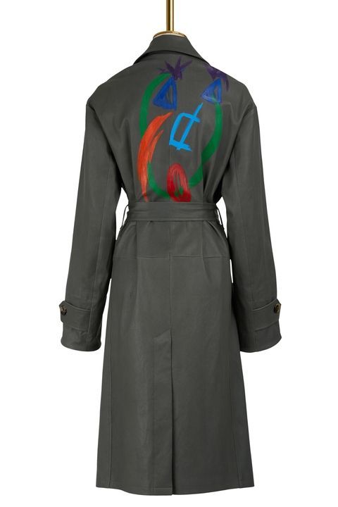 Clothing, Sleeve, Outerwear, Trench coat, Coat, Turquoise, Dress, Teal, Robe, Day dress, 