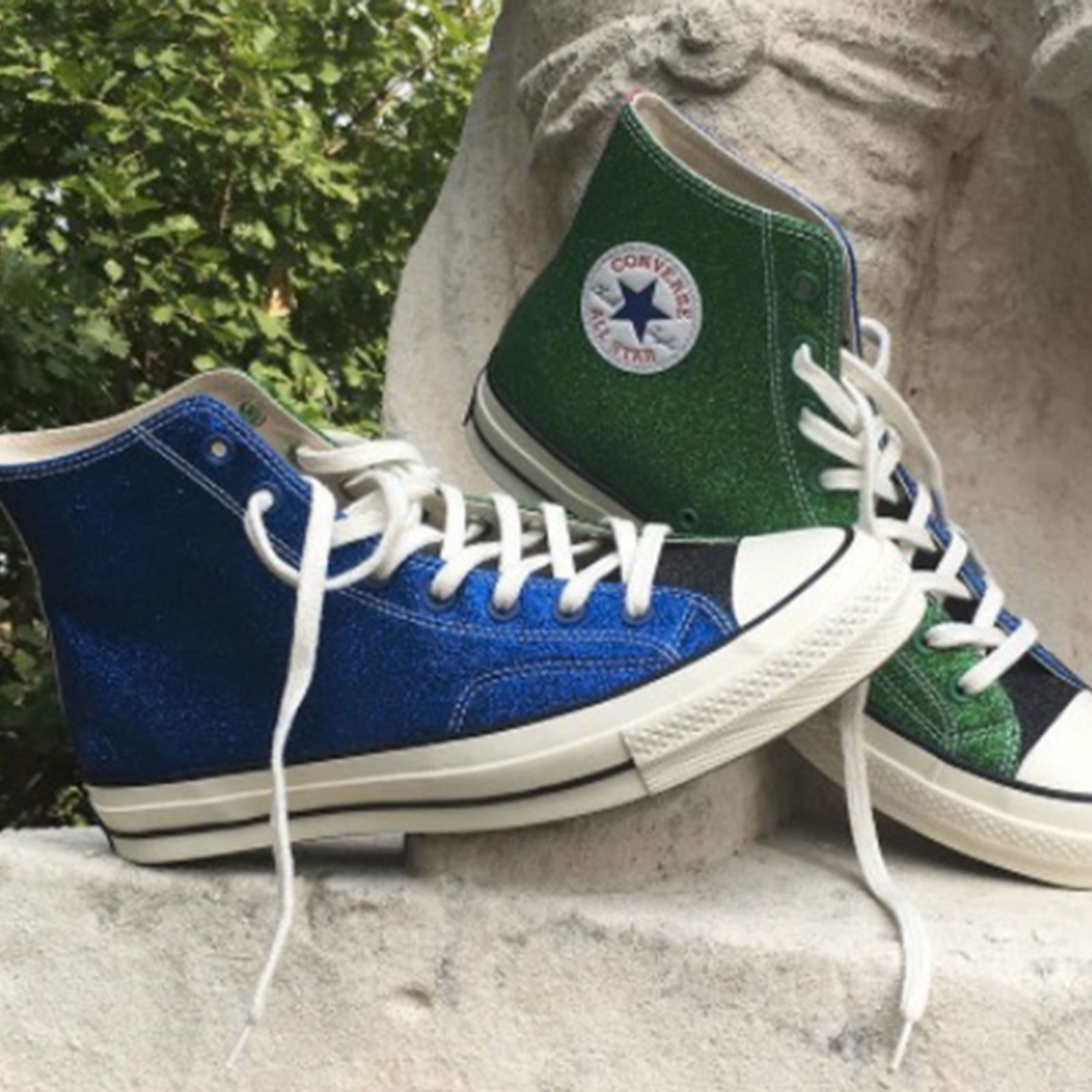 Jw anderson hot sale converse blue green