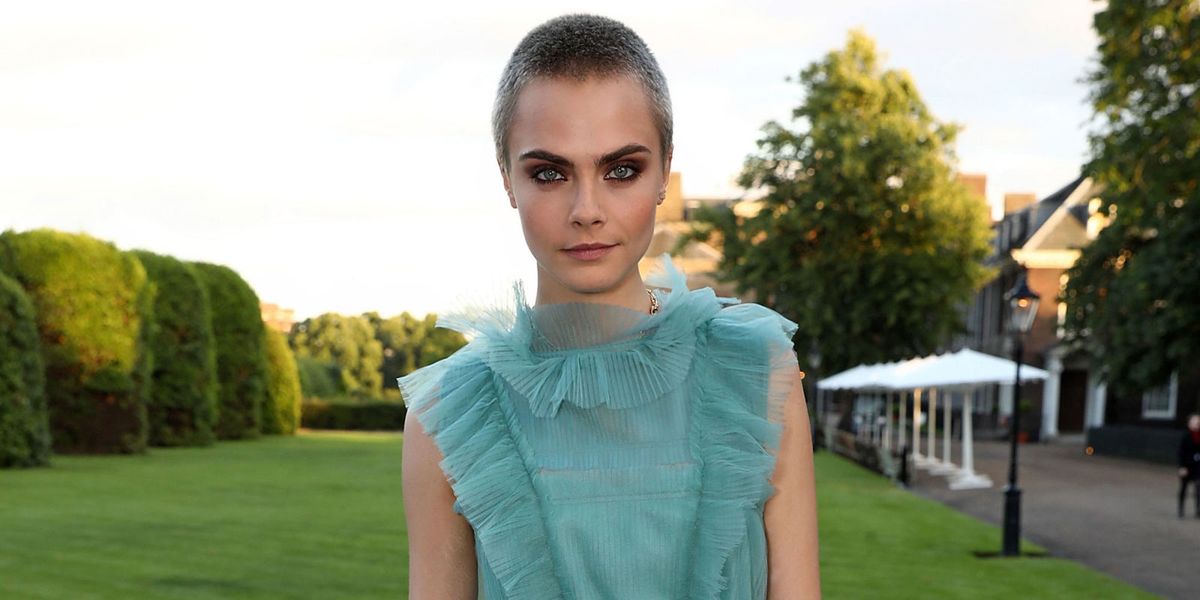 Cara Delevingne Injects A Punk Appeal To The Naked Dress 3167