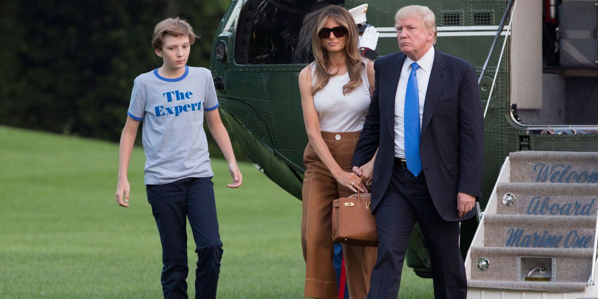 Melania And Barron Trump Have Moved Into The White House