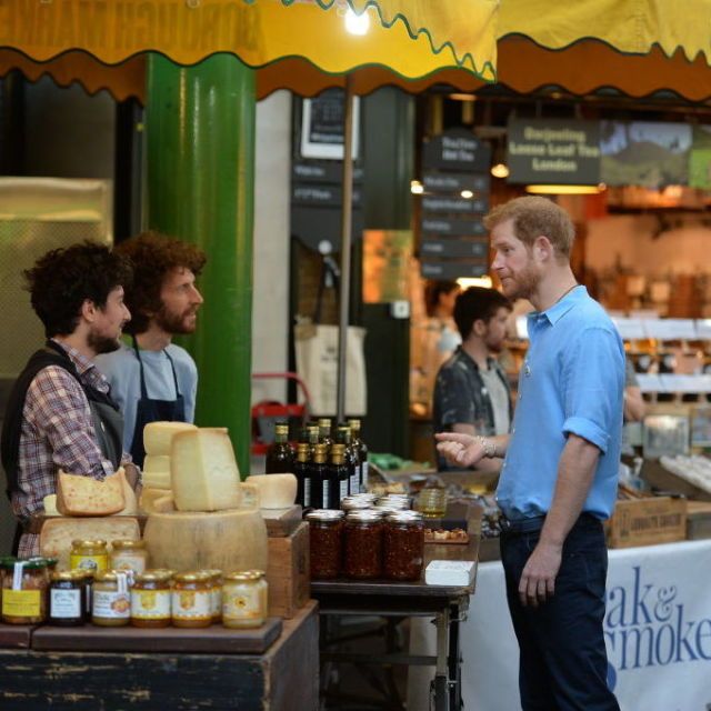 Prince Harry at Borough Market