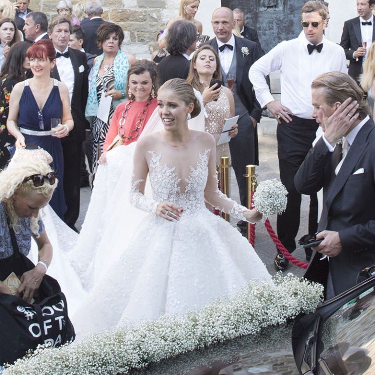 Victoria Swarovski wedding dress