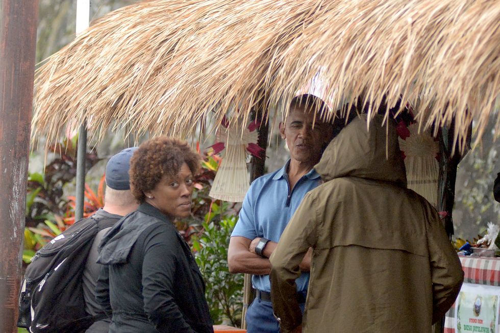 Obamas on holiday in Bali