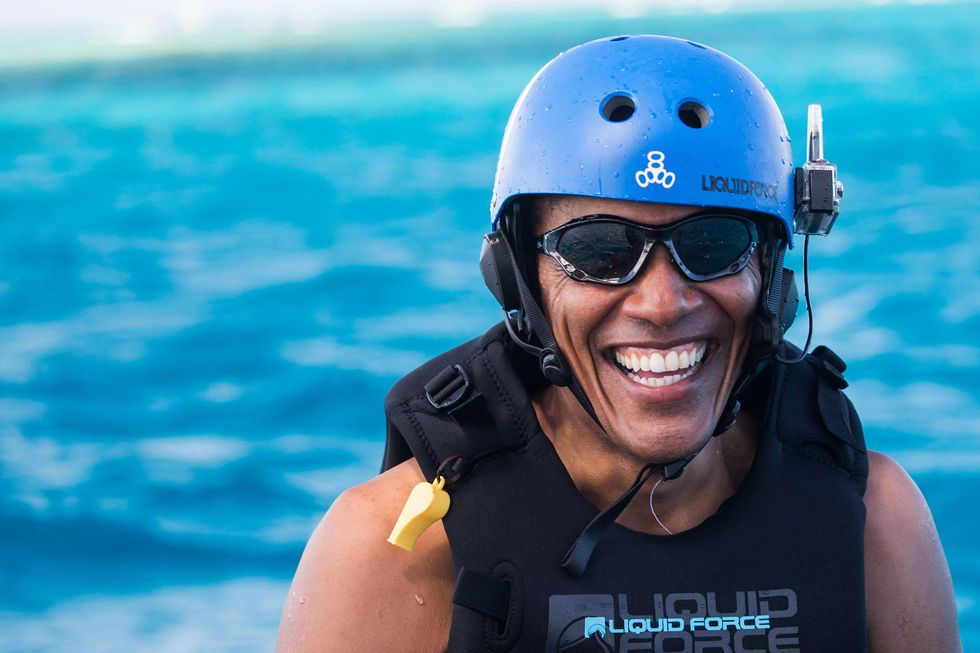 Barack Obama vacationing