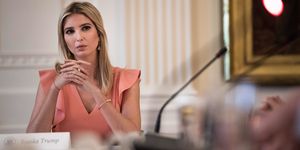 Ivanka Trump, daughter and adviser of US President Donald Trump, attends an American Leadership in Emerging Technology roundtable in the East Room of the White House in Washington, DC, on June 22, 2017