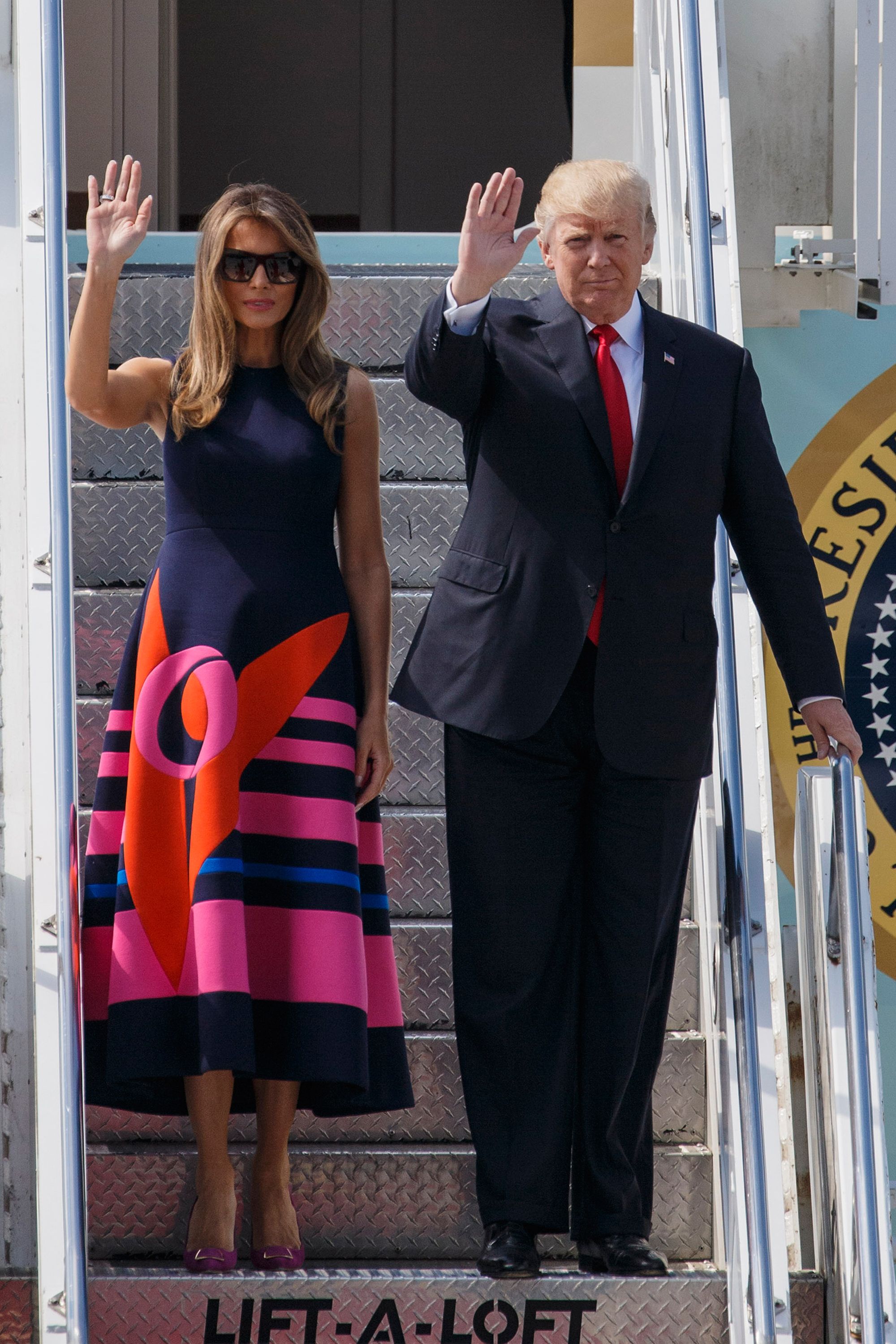 Melania trump 2024 g20 dress