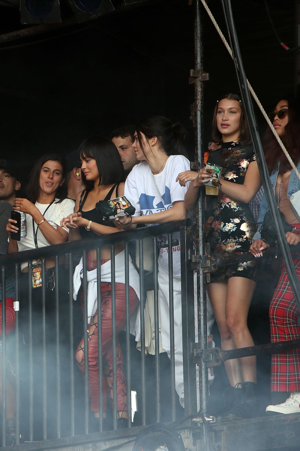 Kylie Jenner, Kendall Jenner and Bella Hadid at Wireless Festival 2017