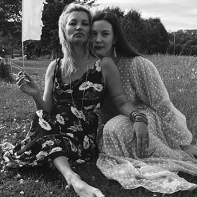 Kate Moss and Liv Tyler 40th birthday party