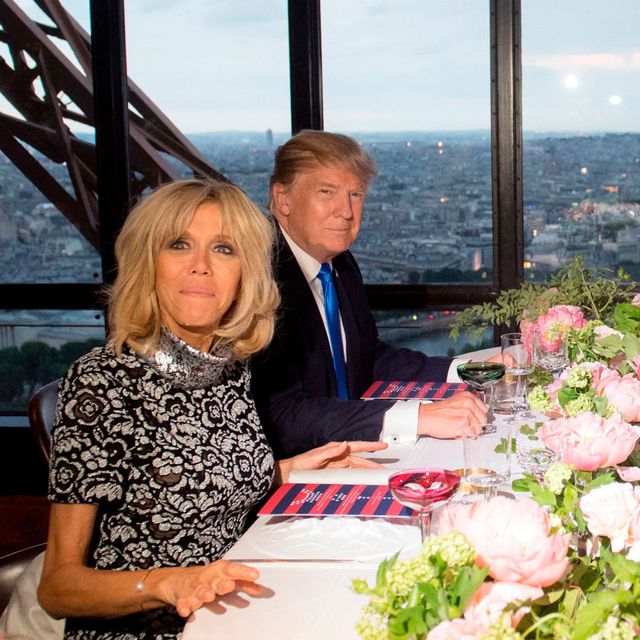 Donald Trump Melania Brigitte Macron