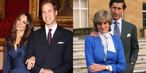 <p>As you're probably well-aware, Kate's engagement ring once belonged to Princess Diana, and features fourteen diamonds surrounding a twelve carat sapphire. Apparently, Prince Charles allowed his sons to pick a memento&nbsp;from Diana's collection when she died—and it was actually&nbsp;Harry who picked the ring, while William <a href="http://www.vanityfair.com/news/2003/09/princes-private-world-200309" target="_blank" data-saferedirecturl="https://www.google.com/url?hl=en&amp;q=http://www.vanityfair.com/news/2003/09/princes-private-world-200309&amp;source=gmail&amp;ust=1499790911007000&amp;usg=AFQjCNE-XfyQxrD0X2L4Qdtb27zML02lzg">chose</a> his mother's Cartier watch. They switched items when Will&nbsp;decided to propose to Kate. 'It is very special to me," he said. "It was my way of making sure my mother didn't miss out on today, and the excitement, and the fact we are going to spend the rest of our lives together."</p>