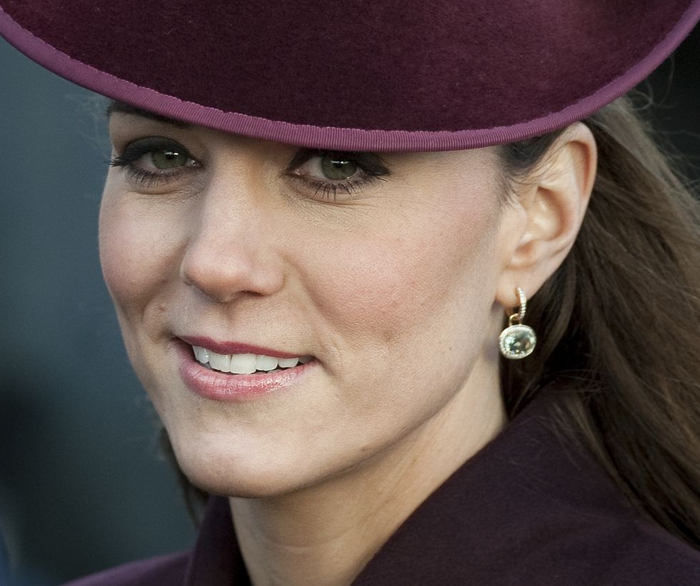 <p>Kate wore this pair of earrings during her first Christmas with the royal family back in 2011. They're by one of her favorite jewelers&nbsp;Kiki McDonough, and are&nbsp;<a href="http://ca.hellomagazine.com/royalty/201112286855/kate-wears-earrings-gift-william/" target="_blank" data-saferedirecturl="https://www.google.com/url?hl=en&amp;q=http://ca.hellomagazine.com/royalty/201112286855/kate-wears-earrings-gift-william/&amp;source=gmail&amp;ust=1499790911007000&amp;usg=AFQjCNEoaVKPUFibyp-obupOwaQYgN0nfg">believed</a>&nbsp;to have been a gift from Prince William.&nbsp;</p>