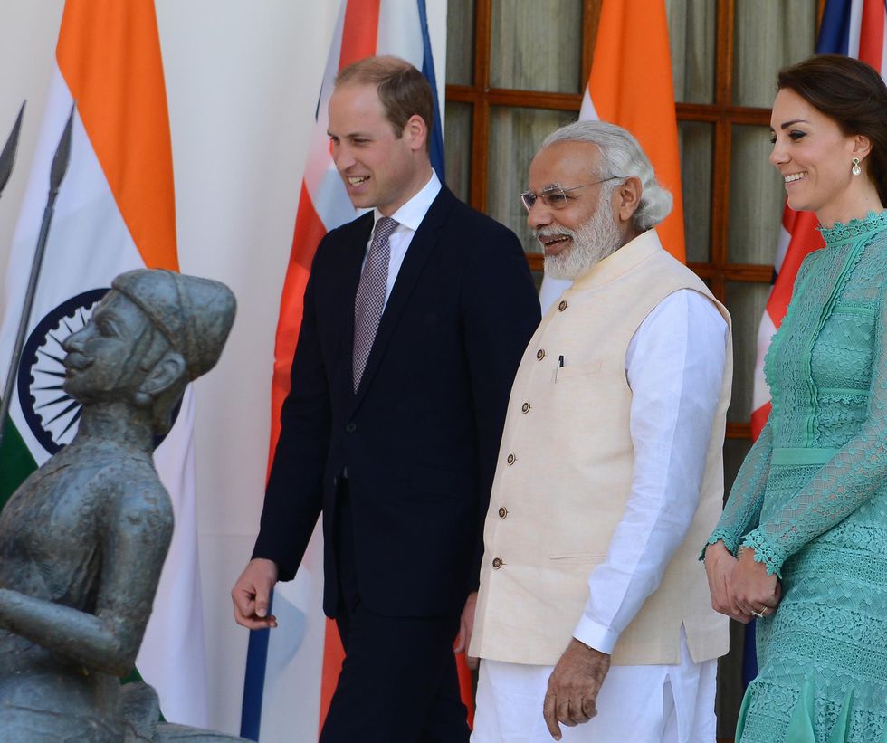 <p>To commemorate the birth of their second child, William is said to have <a href="http://people.com/royals/kate-middletons-kiki-mcdonough-jewelry-in-india-and-bhutan/" target="_blank" data-saferedirecturl="https://www.google.com/url?hl=en&amp;q=http://people.com/royals/kate-middletons-kiki-mcdonough-jewelry-in-india-and-bhutan/&amp;source=gmail&amp;ust=1499790911008000&amp;usg=AFQjCNHqdxTlSpqzLTuy-j6V-NV9JrRx5Q">bought</a> Kate a pair of KiKi McDonough <a href="https://www.instagram.com/p/BEGJJQ_MyVw/" target="_blank" data-tracking-id="recirc-text-link">earrings</a> made from amethyst and tourmaline. She was seen wearing them during a trip to India.&nbsp;</p><p><strong data-redactor-tag="strong">Follow&nbsp;</strong><strong data-redactor-tag="strong"><a href="https://www.facebook.com/MarieClaire/" target="_blank" data-saferedirecturl="https://www.google.com/url?hl=en&amp;q=https://www.facebook.com/MarieClaire/&amp;source=gmail&amp;ust=1499777387523000&amp;usg=AFQjCNEaVL5AKCRVqVTmgnMwMQn5t4ze6Q">Marie Claire on F</a><a href="https://www.facebook.com/MarieClaire/" target="_blank" data-saferedirecturl="https://www.google.com/url?hl=en&amp;q=https://www.facebook.com/MarieClaire/&amp;source=gmail&amp;ust=1499777387523000&amp;usg=AFQjCNEaVL5AKCRVqVTmgnMwMQn5t4ze6Q">acebook</a></strong><strong data-redactor-tag="strong">&nbsp;for the latest celeb news, beauty tips, fascinating reads, livestream video, and more.</strong></p>
