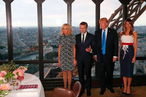 Melania Trump Brigitte Macron