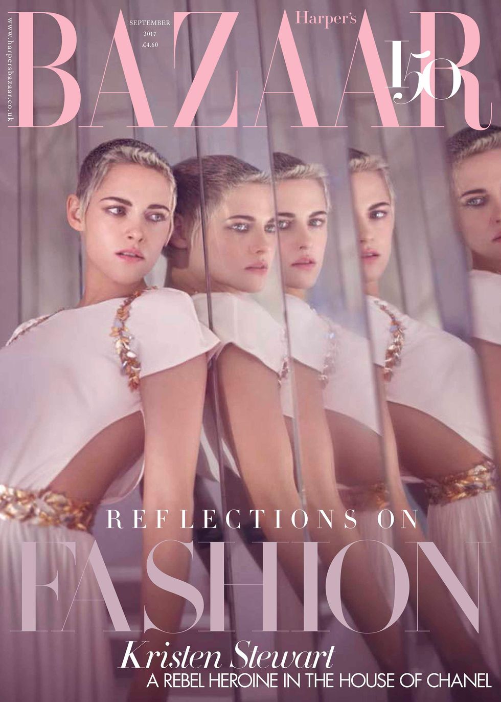 Kristen Stewart in the September issue of Harper's Bazaar