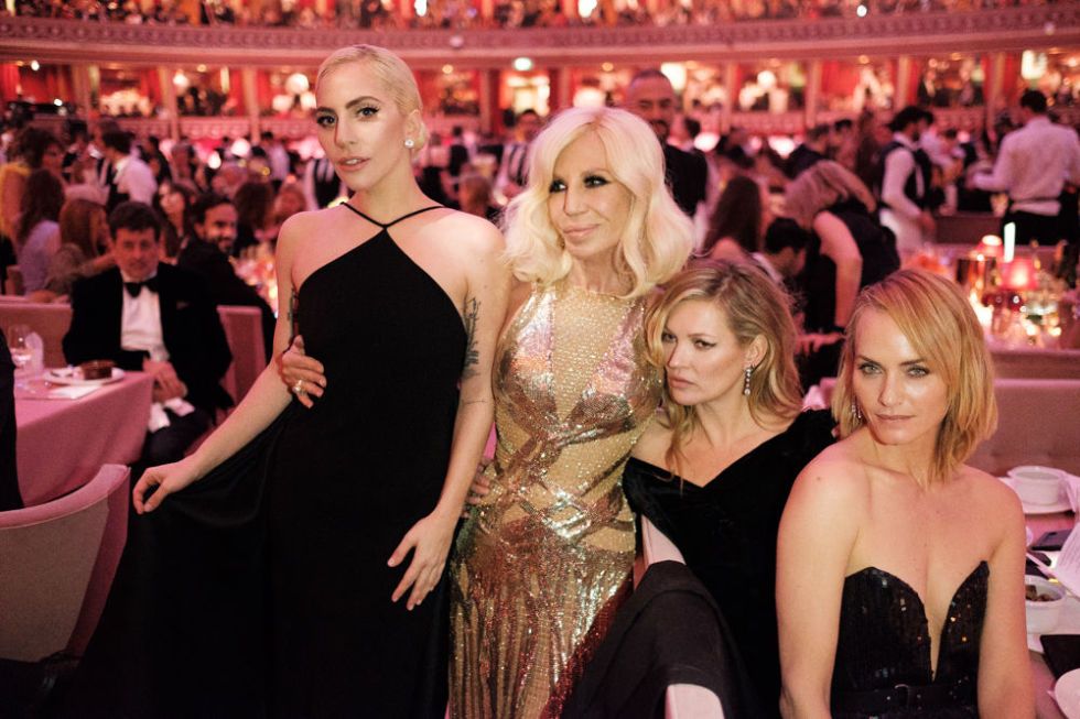 Lady Gaga, Donatella Versace, Kate Moss and Amber Valetta