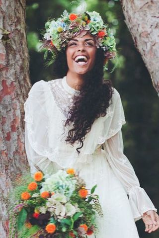 Natural wedding hair - Pinterest