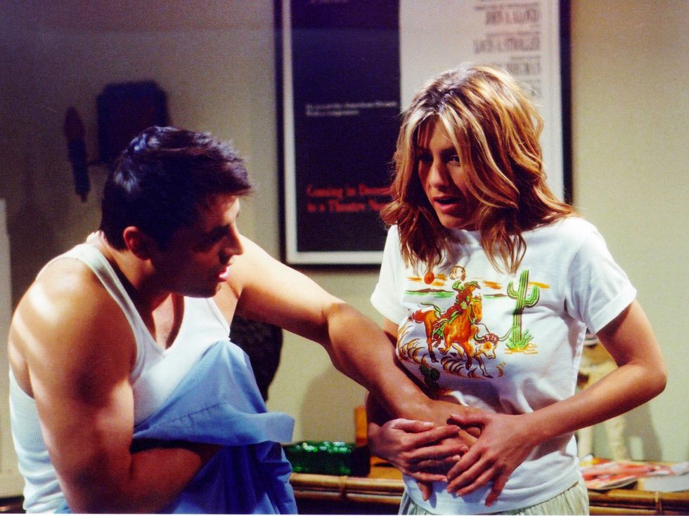 Rachel and Joey on 'Friends'