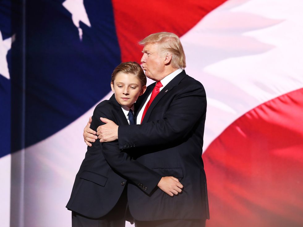 Barron and Donald Trump