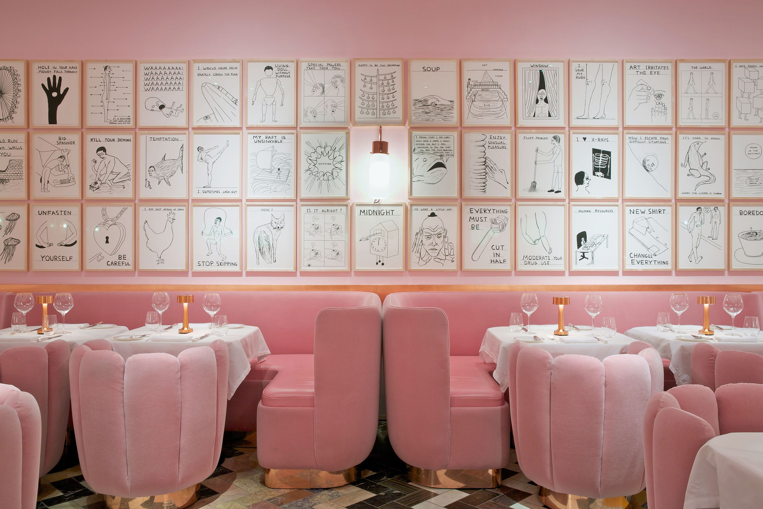 Sketch unveils redesigned Gallery restaurant  Luxury London