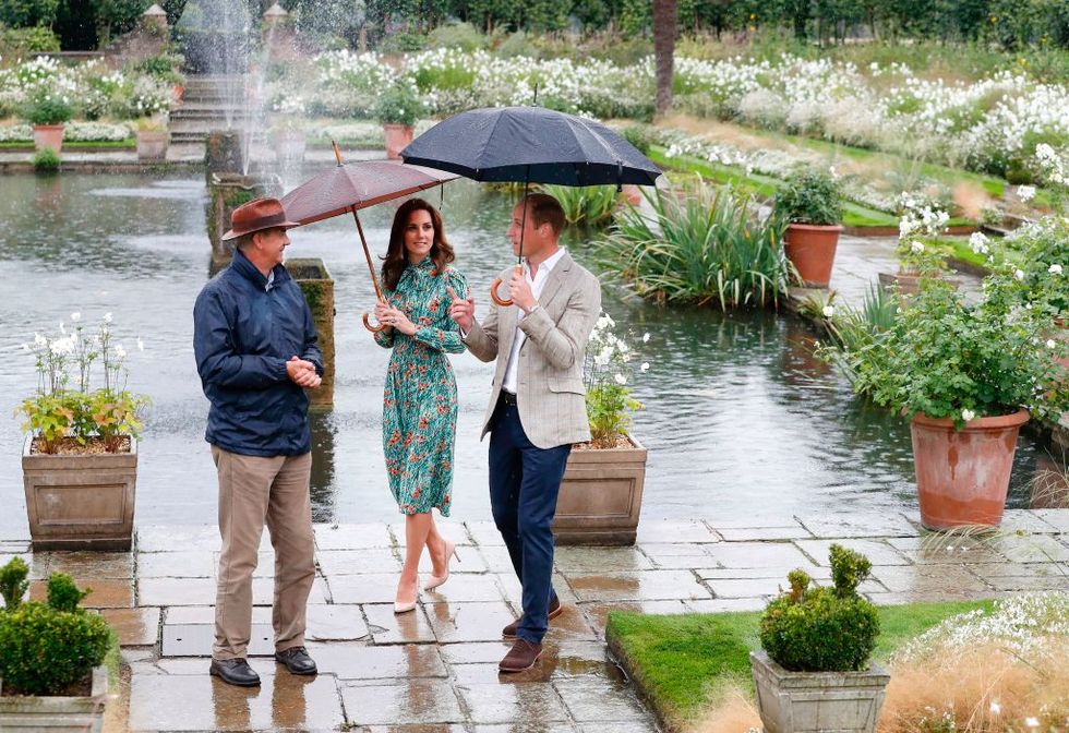 Kate Middleton, Prince William at the White Garden