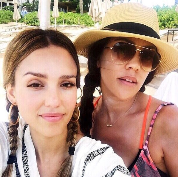 Jessica Alba and Shani Darden