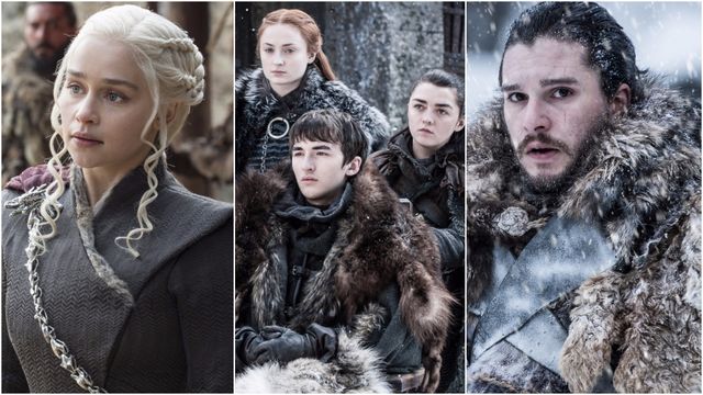 'Game of Thrones' Daenerys, Sansa, Bran, Arya and Jon