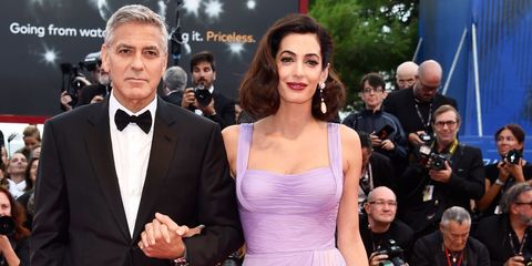 George and Amal Clooney at Venice Film Festival