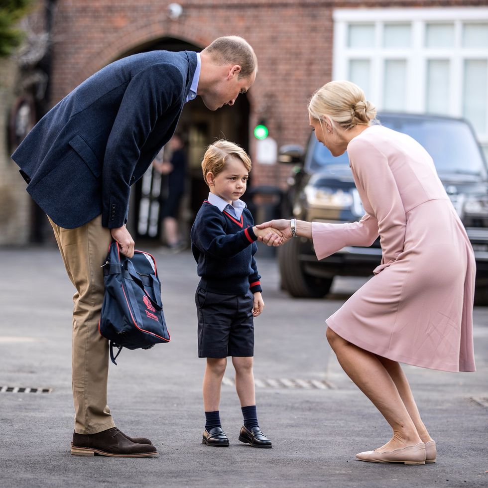 Prince George first day of school