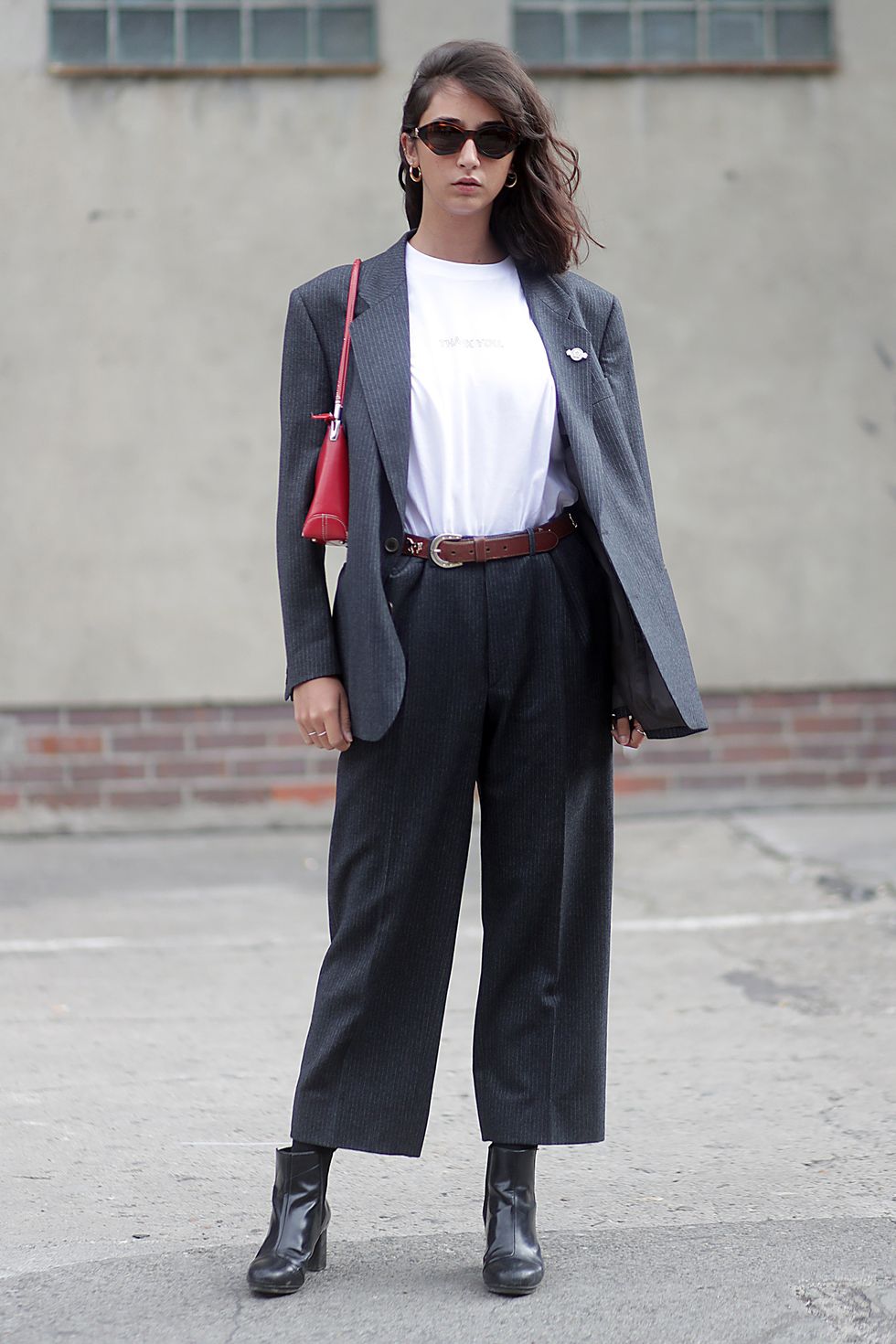 <p>Berlin's Bread &amp; Butter festival brought out some seriously enviable street style this past week, including this look from Maria Bernad. If you're not sure how to wear your ankle-grazing trousers or culottes in the colder climate, take note.</p><p><strong data-redactor-tag="strong" data-verified="redactor">Style tip:</strong> Try your culottes with ankle boots.</p>