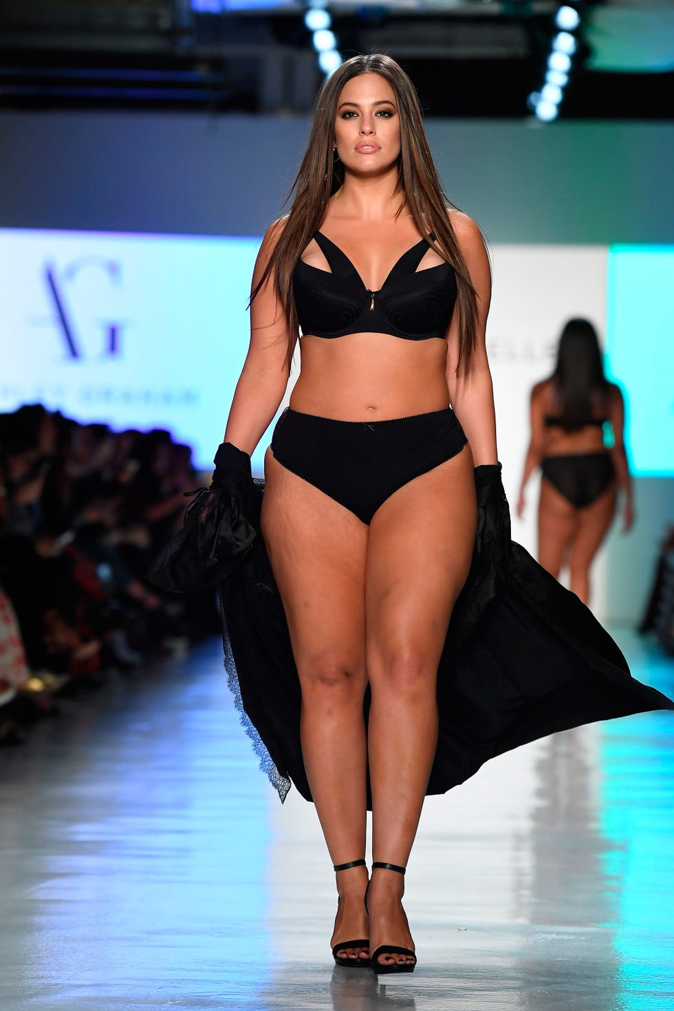 Ashley Graham on the catwalk