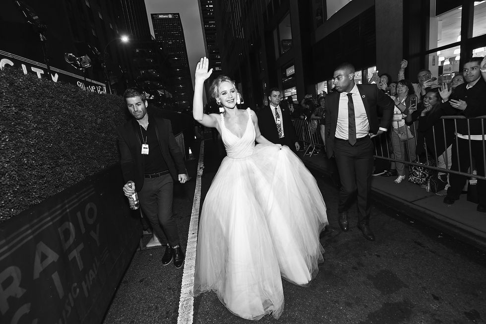 Jennifer Lawrence at the New York premiere of Mother!