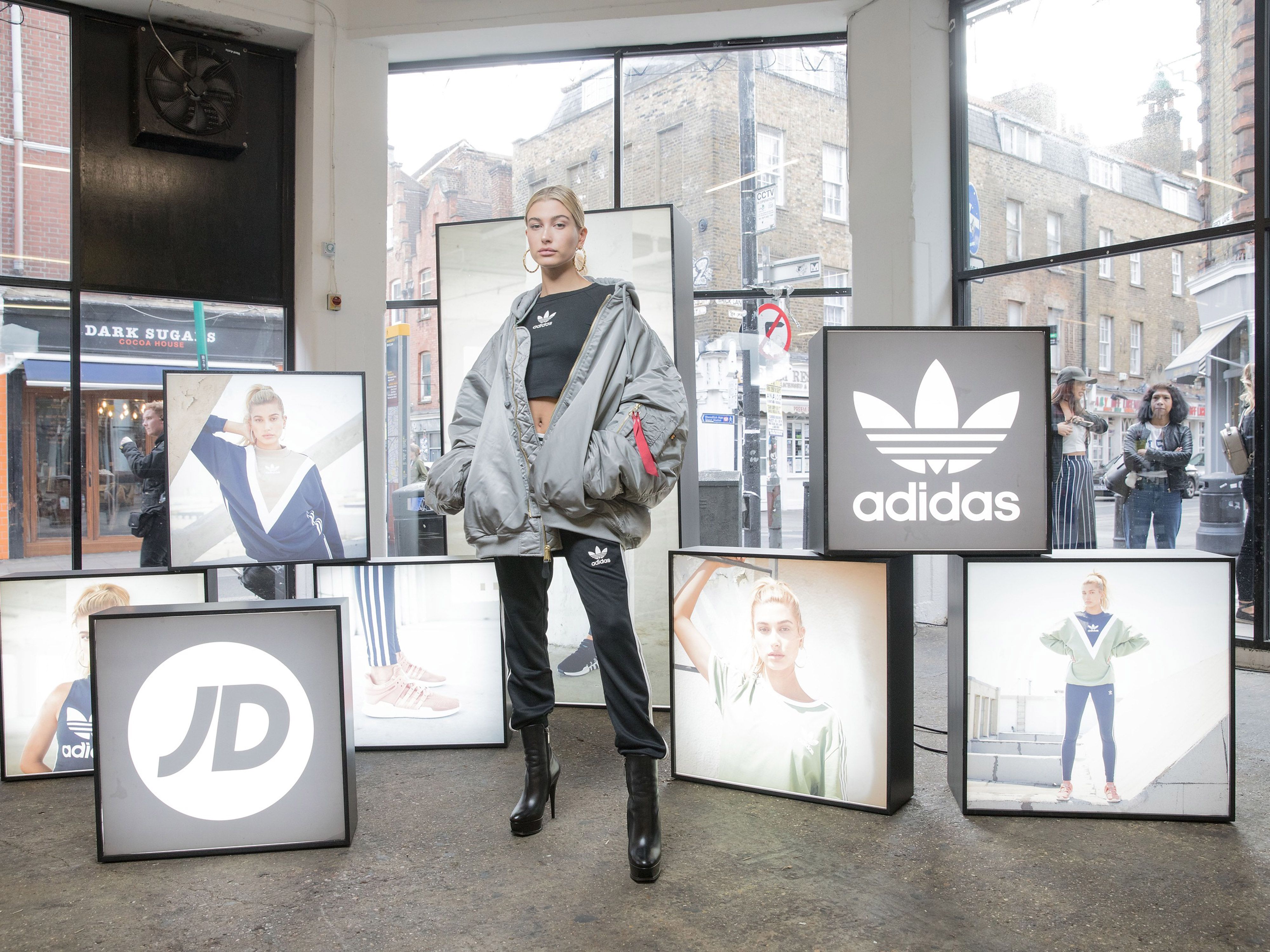 JD Sports And Adidas Makes Sport Style Statement With Hailey Baldwin