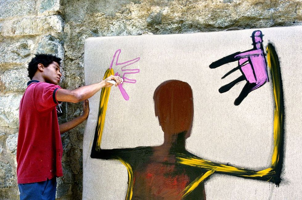 Street art, Wall, Art, Visual arts, Graffiti, Painting, Mural, Tree, Drawing, Child, 