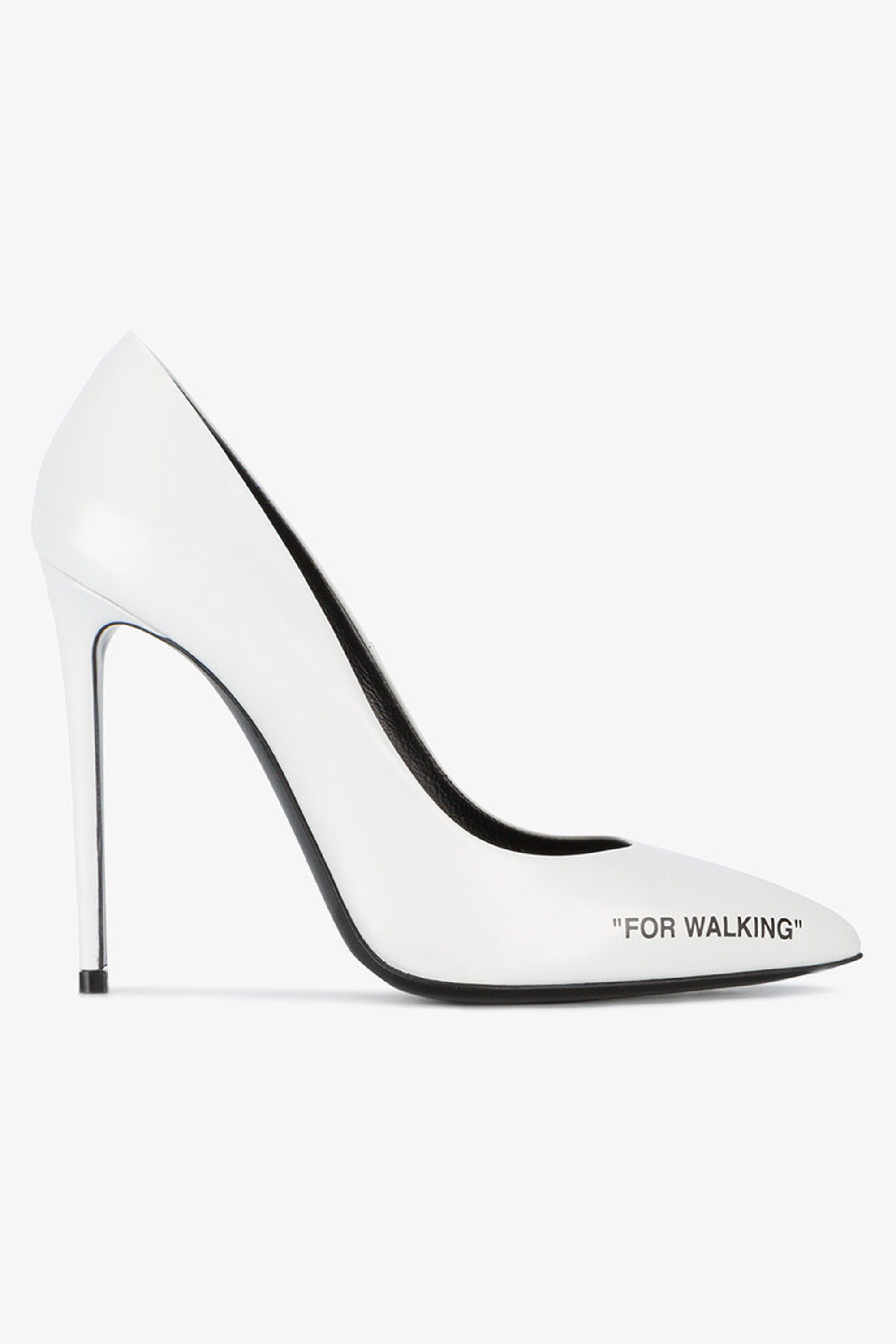 White heels street style trend