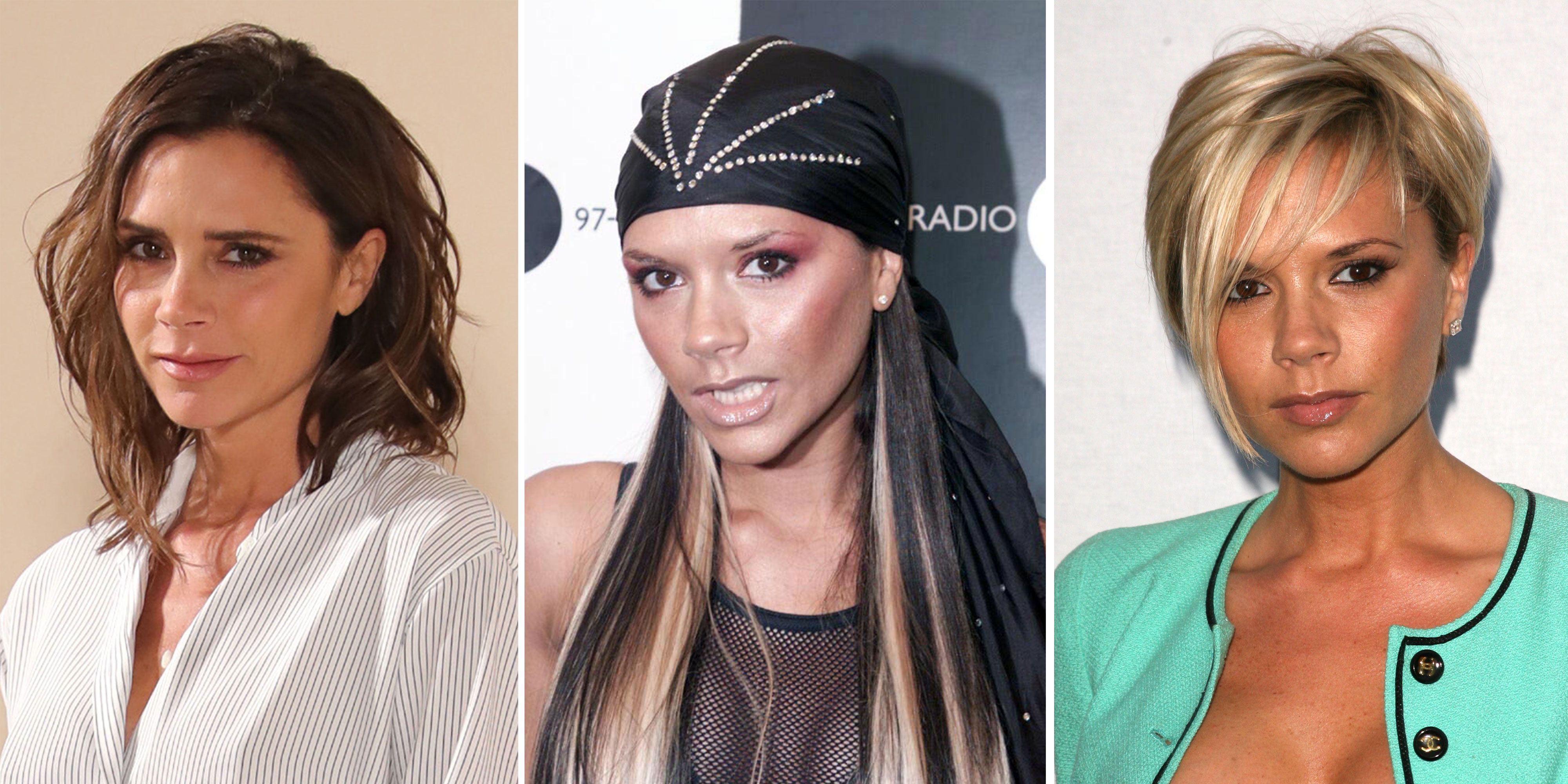 Victoria Beckham's beauty transformation over the years