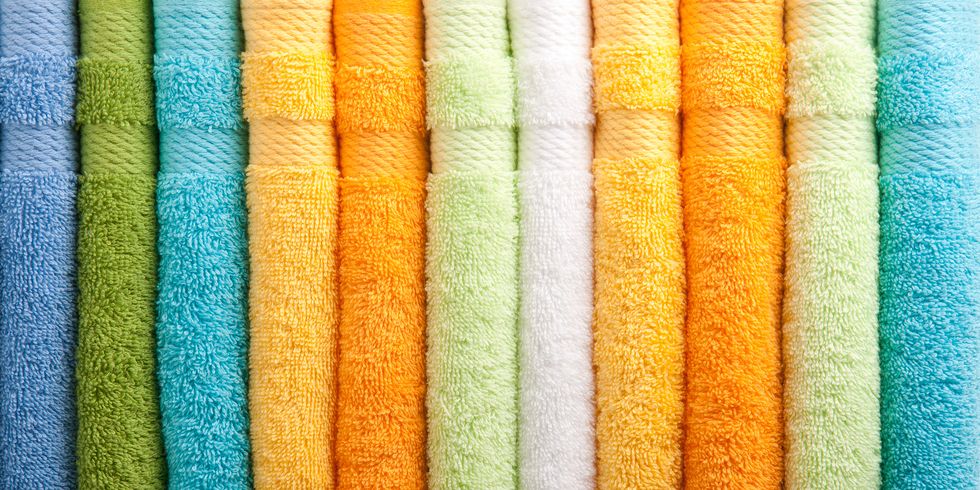 Yellow, Textile, Orange, Towel, Linens, Pattern, Colorfulness, 