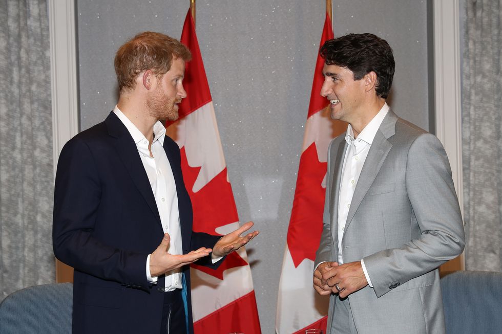 Prince Harry Justin Trudeau